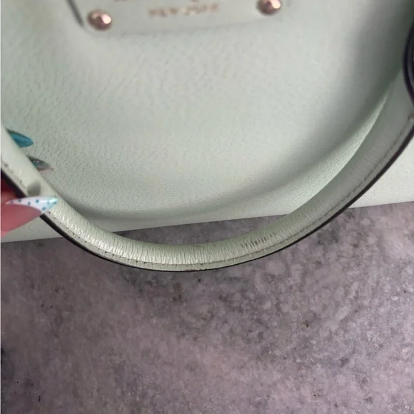 Kate Spade Mint Leather Satchel - Picture 5 of 5